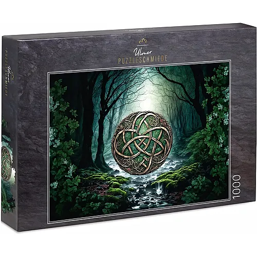 Ulmer Puzzleschmiede Celtic Forest, Keltisches Symbol im Zauberwald - 1000 Teile
