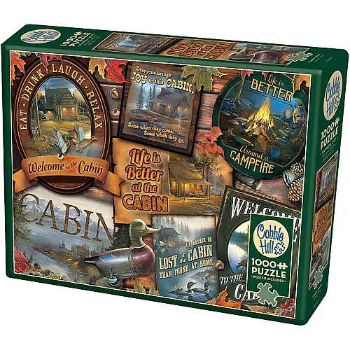 Cobble Hill Puzzle Cabin Signs (1000Teile)