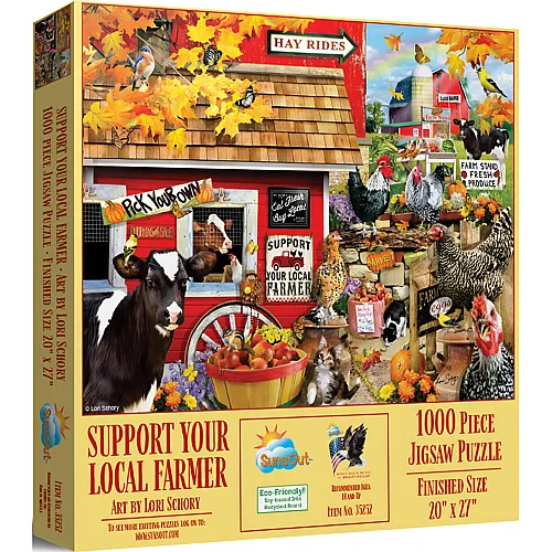 SunsOut Puzzle Lori Schory Unterst�tzen Sie Ihren lokalen Landwirt - 1000 Teile