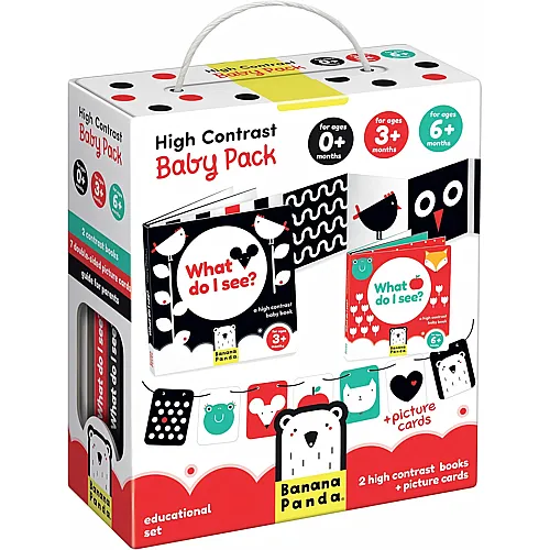 Banana Panda Kontrastreiches Baby-Set