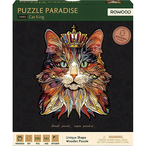 Robotime Katzenk�nig 3D-Puzzle
