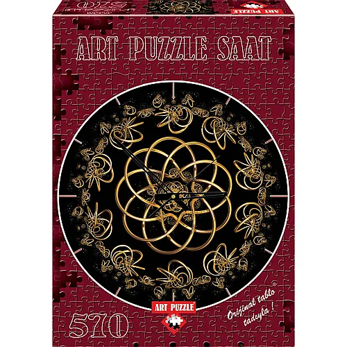 Puzzle-Uhr - Tanz mit der Nacht 570Teile