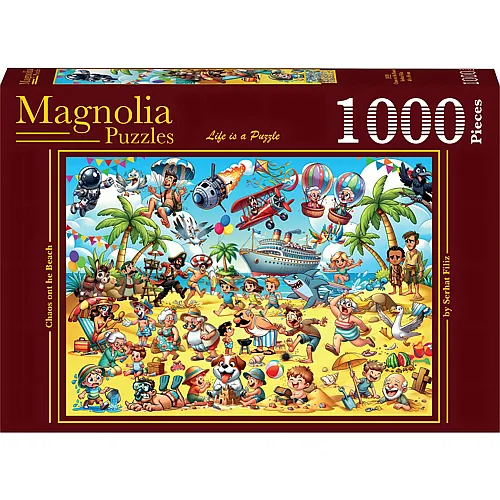 Magnolia Puzzle Puzzle 1000 Teile Chaos am Strand