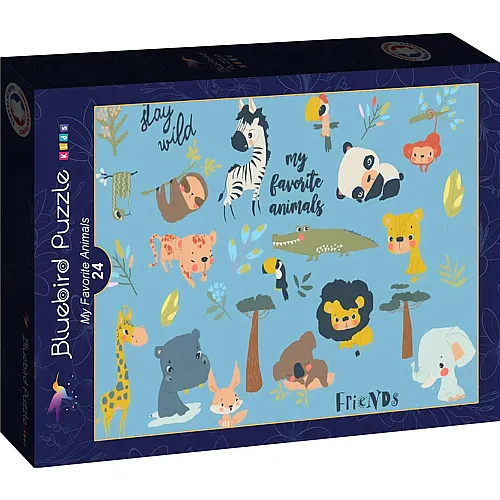 Bluebird Puzzle Meine Lieblingstiere - 24 Teile