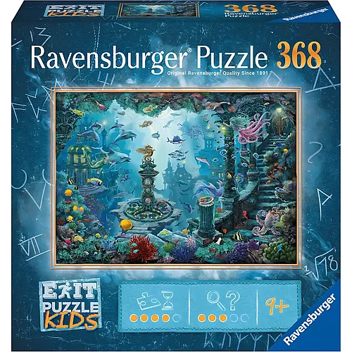 Ravensburger Puzzle Escape Kids Im Unterwasserreich (368Teile)