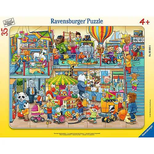 Ravensburger Puzzle Tierischer Spielzeugladen (35Teile)