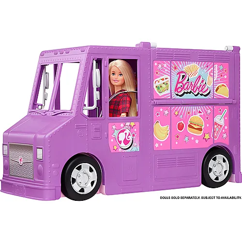 Barbie Fahrzeuge Food-Truck (ohne Puppe)