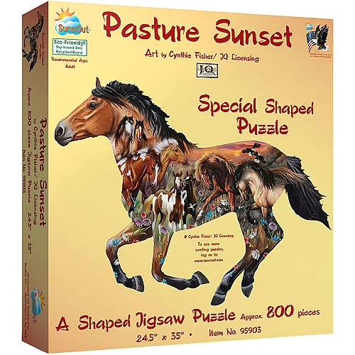 Pasture Sunset 800Teile