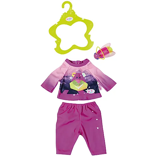 Zapf Creation Baby Born Play & Fun Nachtlicht Outfit Pink