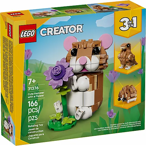 LEGO Creator Niedlicher Hamster mit Blume 31376