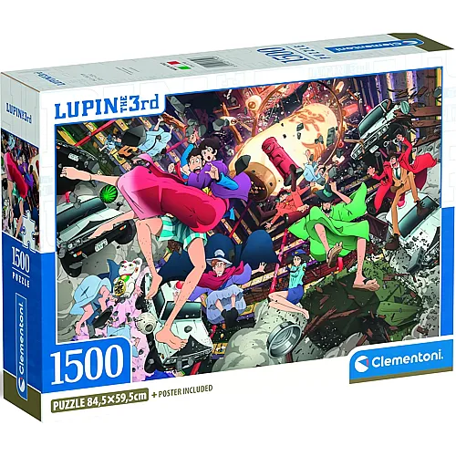 Puzzle 1500 Teile Lupin The 3rd 1500Teile
