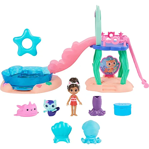 Spin Master Gabby's Dollhouse Pool Spielset Cat Adventures