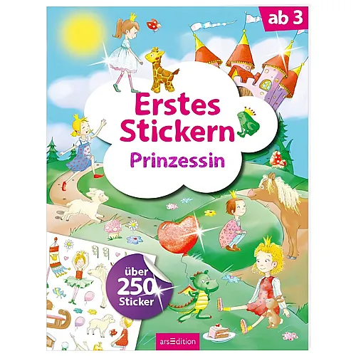 ars Edition Erstes Stickern Prinzessin