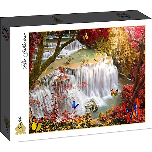 Grafika Puzzle Art Collection Deep Forest Waterfall - 2000 Teile