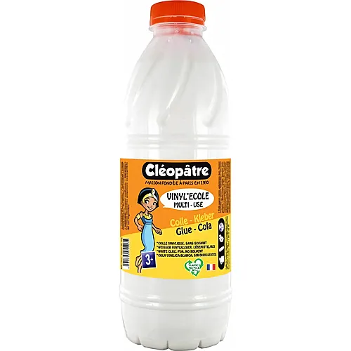 Cleopatre Vinyl'ecole � Weisser Kinder-bastelkleber 1kg