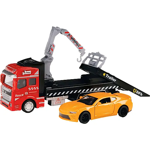 R�ckzug Abschleppwagen mit Auto