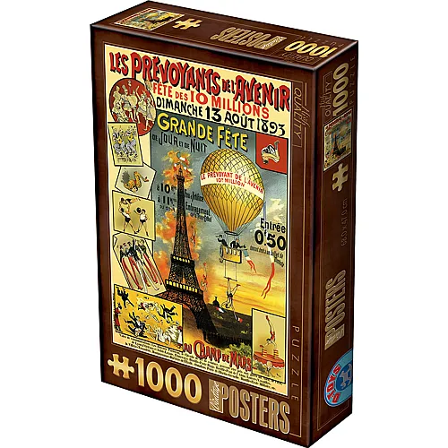 Vintage Poster - Paris 1000Teile