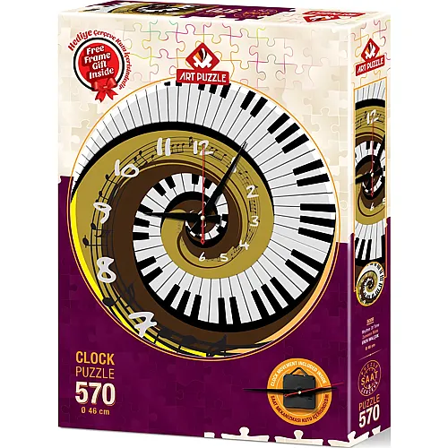 Art Puzzle Puzzle-Uhr - Rhythm of Time - 570 Teile
