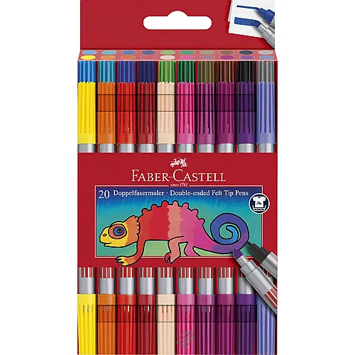 Faber-Castell Doppelfasermaler - 20 Teile