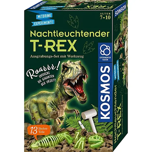 Nachtleuchtender T-Rex