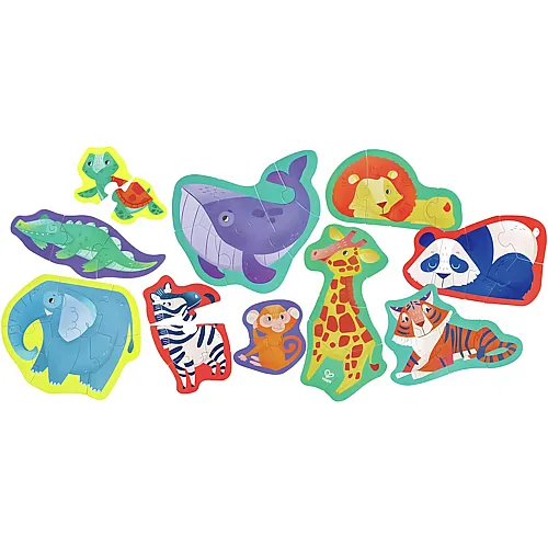 Hape Dschungel-Freunde-Puzzle