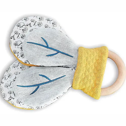 Doudou et Compagnie Bio Biene Holzrassel & Knisterpapier - 16 cm