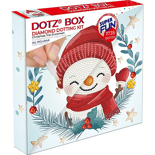 Diamond Dotz Diamond Painting Schneemann