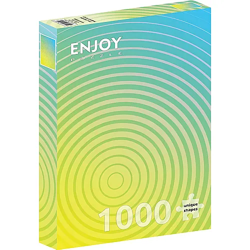Enjoy Puzzle Circle Gradient Number Four - 1000 Teile