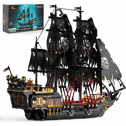 The Black Pearl Piratenschiff  mit Lichtern 40002
