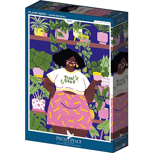 Pieces & Peace Puzzle Marie Boiseau Plant Nerd - 500 Teile