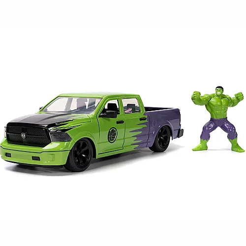 Jada 1:24 Avengers Marvel Hulk 2014 Dodge Ram 1500