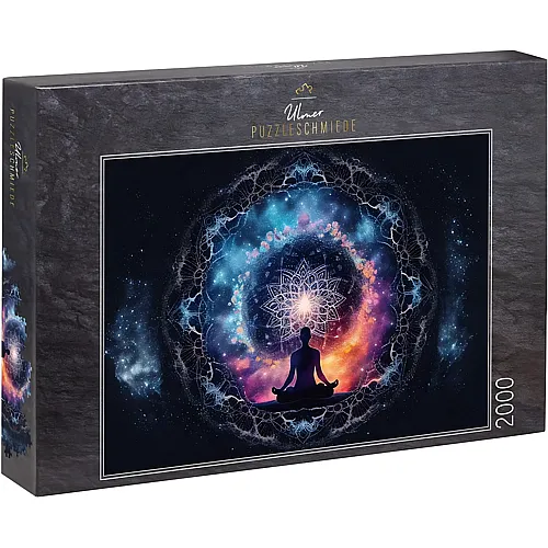 Chakra, meditatives Motiv mit Mandala-Symbol - 2000 Teile
