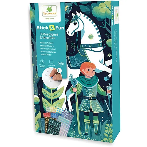 Sycomore Stick'n Fun Mini Mosaiques Chevaliers (fr-de-it)