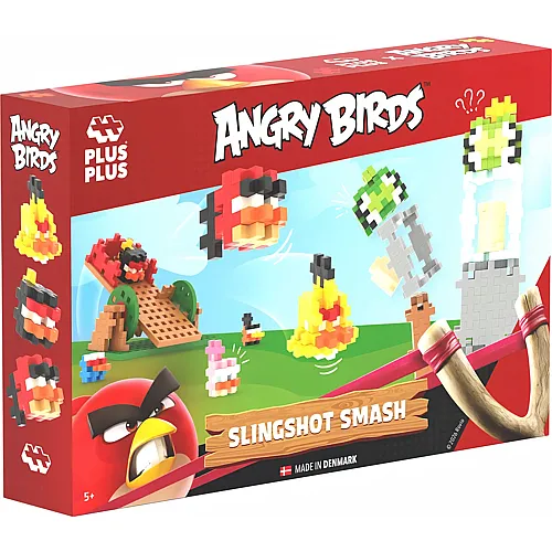 Plus-Plus 300 Kreativ Bausteine Angry Birds Schleuder