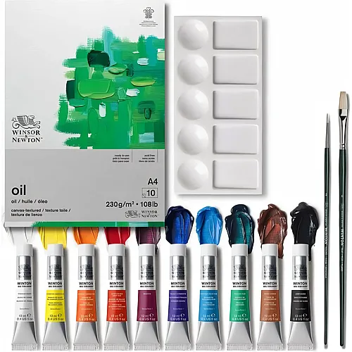 Winsor & Newton W&n Winton Huile Set Les Essentiels DE L'huile 14pcs