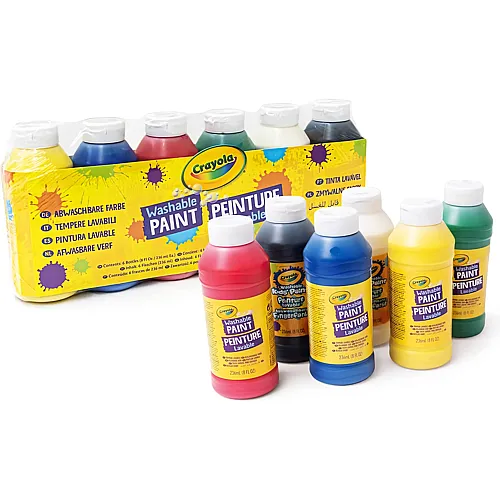 Crayola Abwaschbare Farbe - 6 Teile