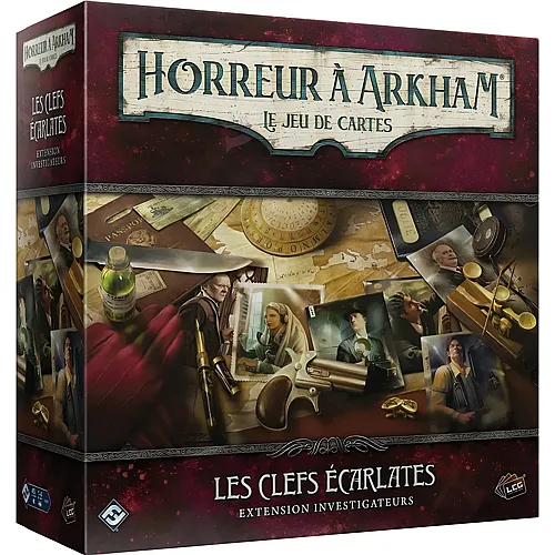 Fantasy Flight Games Horreur A Arkham Jce Les Clefs Ecarlates (investigateurs) (FR)