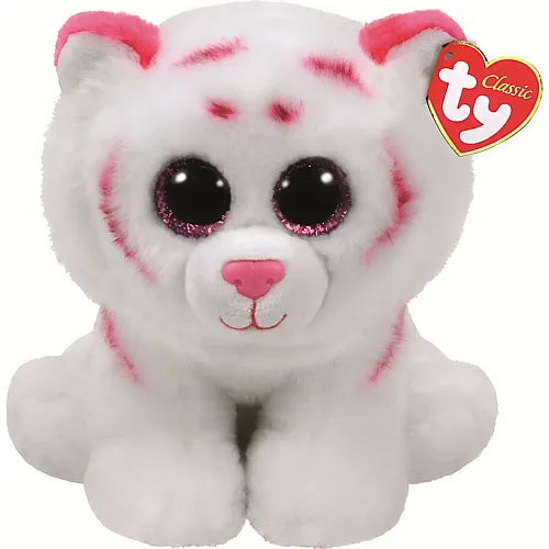 Ty Beanie Babies Tabor der Tiger Pink/Weiss - 24 cm