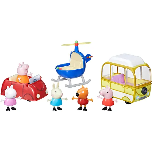 3 Fahrzeuge und 5 Figuren