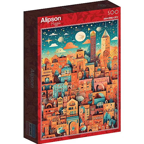 Alipson Puzzle Erstaunliche Stadt - 500 Teile
