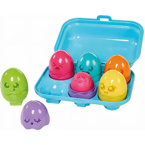 Farbenfrohe Quieck Eier