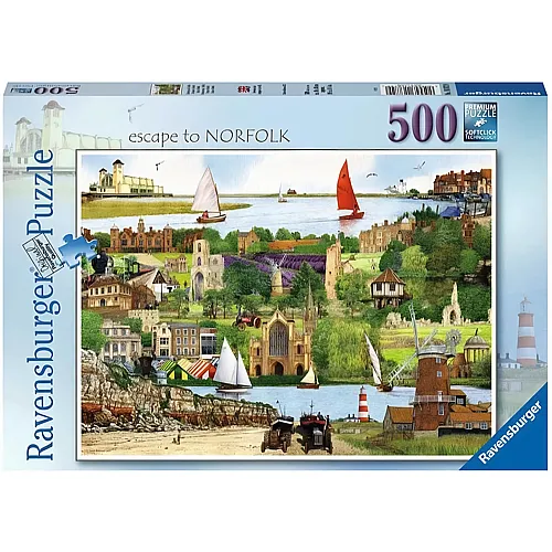 Ravensburger Puzzle Escape to Norfolk - 500 Teile