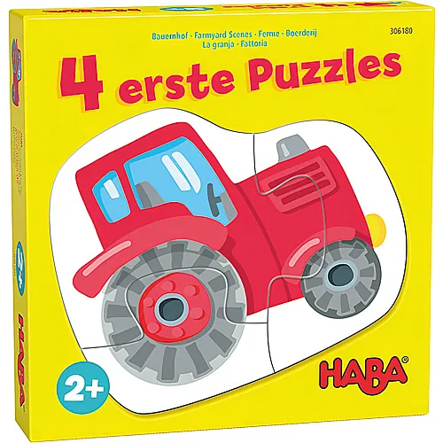 HABA 4 erste Puzzles  Bauernhof (2,3,4)