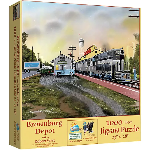 SunsOut Puzzle Robert West Brownsburg Depot - 1000 Teile