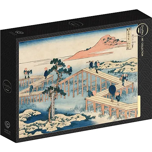 Hokusai - Ein Altes Bild der Achtteiligen Br�cke in 1000Teile