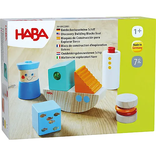 HABA Entdeckerbausteine Schiff - 7 Teile