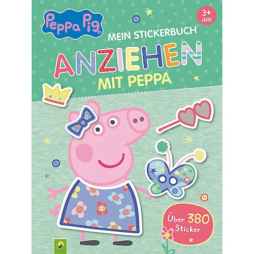 Schwager & Steinlein Peppa Pig - Mein Stickerbuch Anziehen mit Peppa
