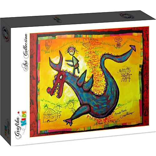 Grafika Puzzle Art Collection Anne Poir� & Patrick Guallino Grafika Kids Dragon Talisman - 24 Teile