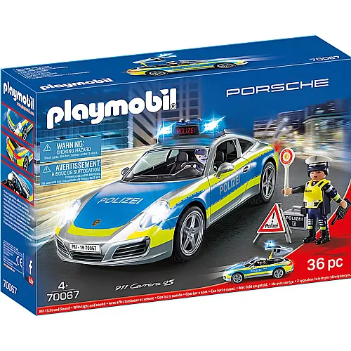 PLAYMOBIL City Action Porsche 911 Carrera 4S Polizei (70067)