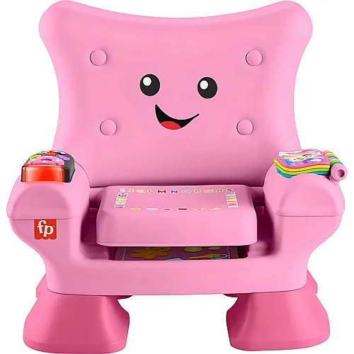 Fisher-Price Lernspass, Lernspielzeug f�r Kleinkinder, Lernspass-Stuhl, rosa, mit Musik und verschiedenen Aktivit�ten f�r Kinder ab 1 Jahr, mehrsprachige Version, JFF07